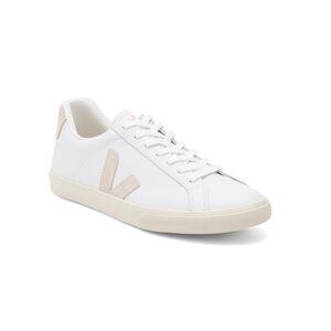 VEJA White Made In Brazil Leather Esplar Sneakers